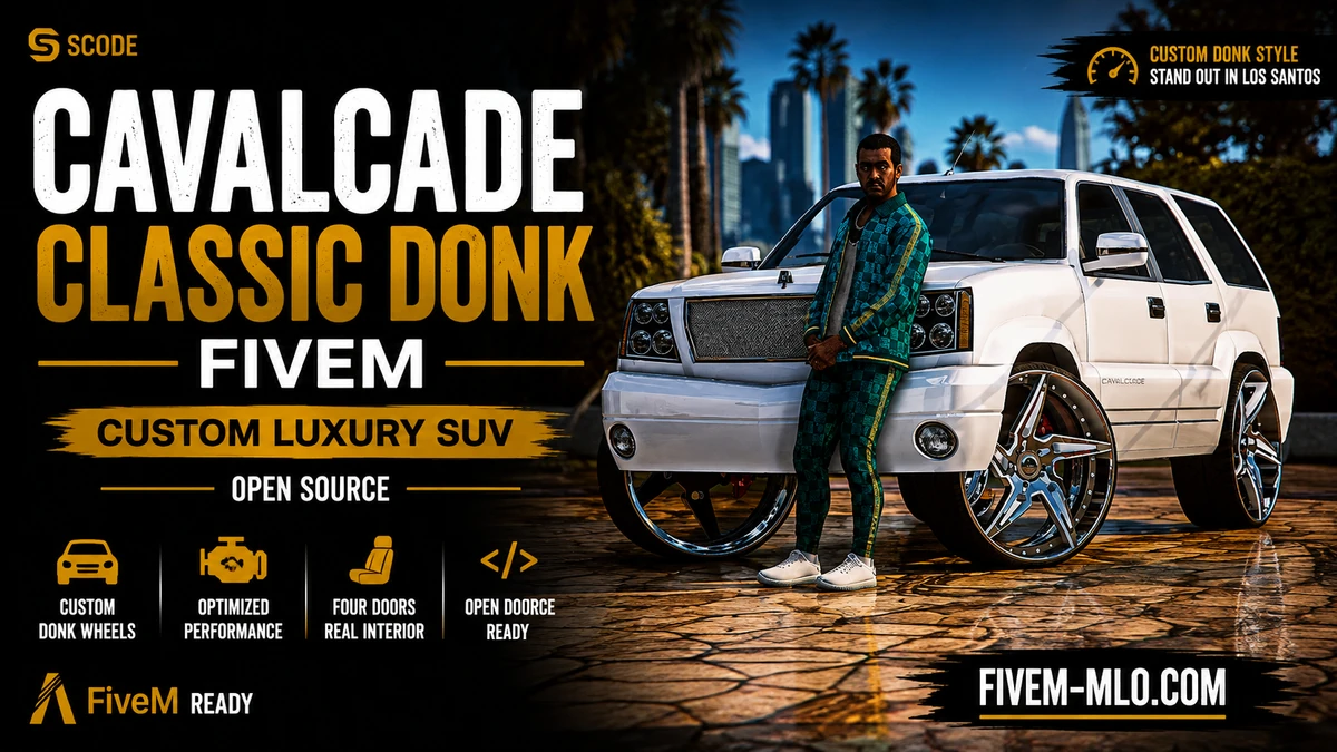 Cavalcade Classic Donk FiveM | Custom Luxury SUV | Open Source